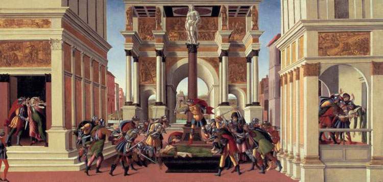 La Storia di Lucrezia e la Storia di Virginia romana di Botticelli di nuovo insieme a Bergamo