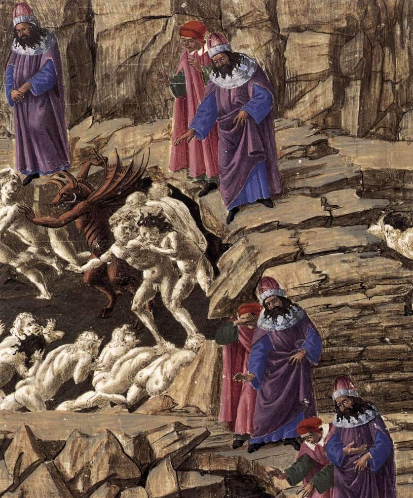 Depictions of Hell: Sandro Botticelli's Drawings of Dante's Inferno