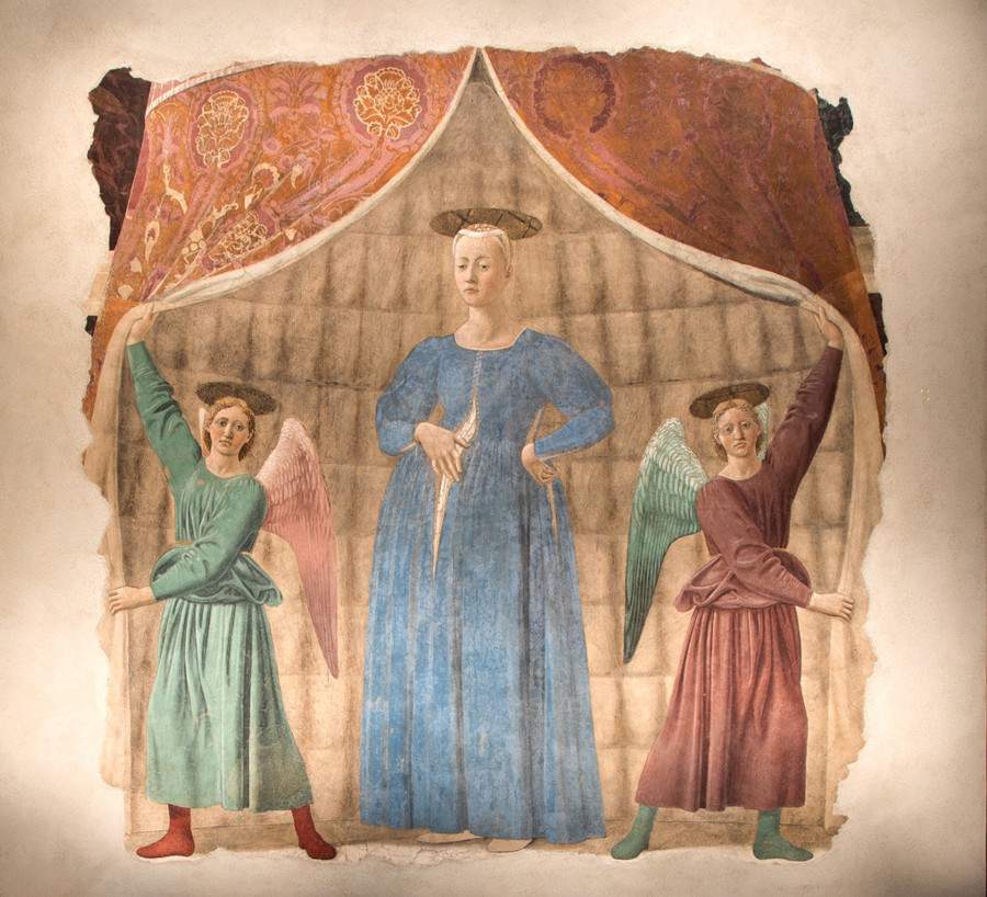 Una nuova luce per la Madonna del Parto, capolavoro di Piero della Francesca 