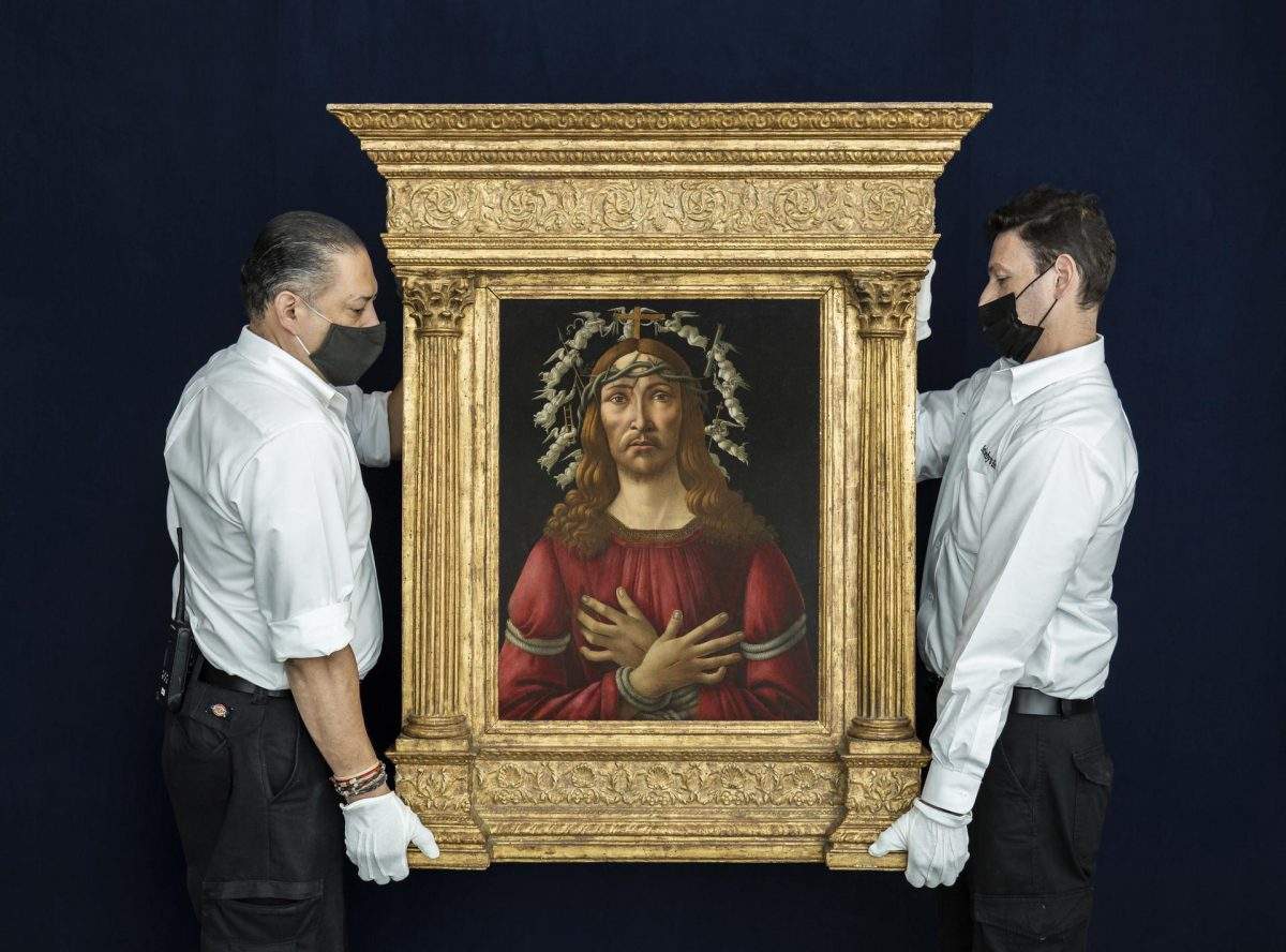 Sotheby's, venduto a 45,4 milioni di dollari il Vir Dolorum di Botticelli 