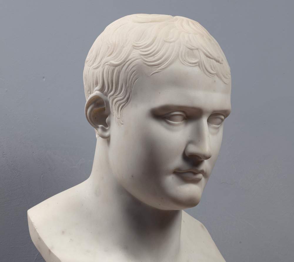 Acquired from the Galleria dell'Accademia in Florence a bust of Napoleon made by Lorenzo Bartolini