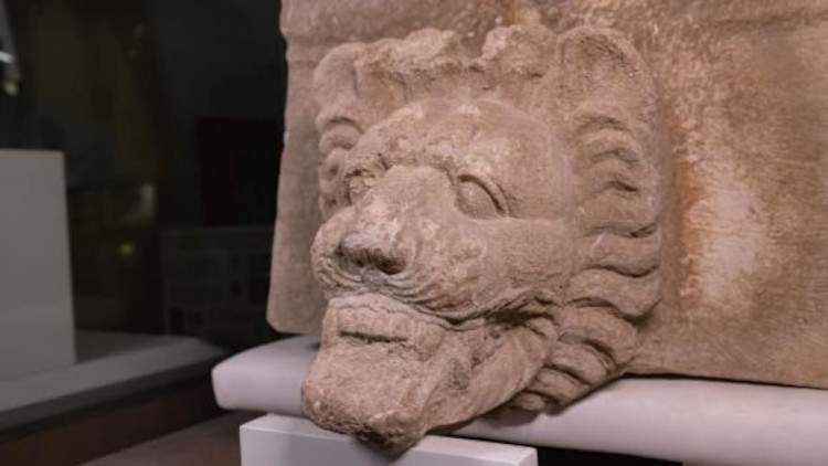 Selinunte, ancient sima with lion head found 