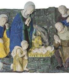 Florence, at Palazzo Medici Riccardi for Christmas a Nativity from the workshop of Giovanni della Robbia